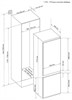De Dietrich DRL1770EB однокамерный холодильник встраиваемый drl1770eb - фото 259964