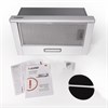 Встраиваемая вытяжка Exiteq EX-1075 white glass e10147 - фото 260338