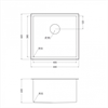 Emar EMB-131 PVD Nano Dark, мойка, вороненая сталь emb-131 pvd nano dark - фото 260858
