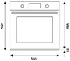 Встраиваемый электрический духовой шкаф Bertazzoni F6011HERVPTNE f6011hervptne - фото 261603