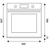 Встраиваемый электрический духовой шкаф Bertazzoni F6011MODETZ f6011modetz - фото 261632