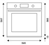Встраиваемый электрический духовой шкаф Bertazzoni F6011MODVPTZ f6011modvptz - фото 261702