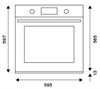 Встраиваемый электрический духовой шкаф Bertazzoni F6011MODVTC f6011modvtc - фото 261709