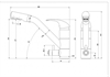 Смеситель для кухни Paulmark Hessen He213017-307 терракот he213017-307 - фото 263660