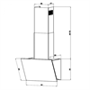 Каминная вытяжка Hebermann HBKH 45.6 W heks100022 - фото 263730