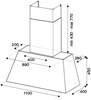 Каминная вытяжка Bertazzoni KR110HER1NEDC kr110her1nedc - фото 265237