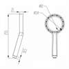 Душевая лейка Lemark LM0820C 11.4 x 25.5 см 1-х функциональная, хром lm0820c - фото 265644