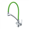 Смеситель Lemark Comfort LM3070C-Green для кухонной мойки, с подключением к фильтру, хром/зеленый lm3070c-green - фото 265731