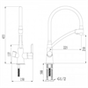 Смеситель Lemark Comfort LM3070C-White для кухни с подключением к фильтру с питьевой водой, хром/белый lm3070c-white - фото 265735