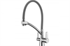 Смеситель Lemark Comfort LM3071C-Gray для кухонной мойки, с подключением к фильтру, хром/серый lm3071c-gray - фото 265737