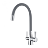Смеситель Lemark Comfort LM3075C-Gray для кухонной мойки, с подключением к фильтру питьевой воды, хром lm3075c-gray - фото 265763