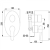 Смеситель Lemark Atlantiss LM3228C для ванны и душа lm3228c - фото 265819
