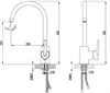 Смеситель Lemark Mars LM3505C для кухонной мойки lm3505c - фото 265847