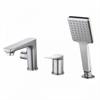 Смеситель Lemark Bronx LM3745GM, на борт ванны, графит lm3745gm - фото 265897