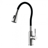 Смеситель Lemark Expert LM5082S-Black для кухни с гибким изливом, хром/черный lm5082s-black - фото 266107