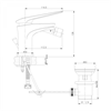 Смеситель Lemark Allegro LM5908CW для биде lm5908cw - фото 266153