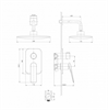 Душевая система Lemark Allegro LM5929CW, хром/белый lm5929cw - фото 266159
