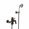 Смеситель Lemark Peretto LM6302RB для ванны и душа, черный кофе lm6302rb - фото 266190