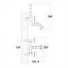 Смеситель Lemark Jasmine LM6614ORB для ванны и душа, с душевым гарнитуром, цвет черная бронза lm6614orb - фото 266250