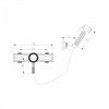 Гигиеническим душ со смесителем Lemark Jasmine LM6618B, бронза lm6618b - фото 266252