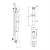 Гигиенический душ Lemark Bellario LM6819C со смесителем, хром lm6819c - фото 266279