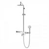 Душевая стойка Lemark Tropic LM7007C, с изливом, хром/белый lm7007c - фото 266292
