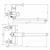 Смеситель Lemark Ursus LM7251BL, универсальный, черный lm7251bl - фото 266333