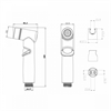 Гигиенический душ Lemark LM8088BL, черный lm8088bl - фото 266397