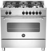Комбинированная плита Bertazzoni MAS90 6 MFE S XE mas906mfesxe