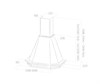 Каминная вытяжка Elica Emerald WH/A/60 T.Grezzo prf0041870b - фото 268643