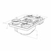 Газовая поверхность с встроенной вытяжкой ELICA NIKOLATESLA FLAME EVO GR/A/88 prf0196343 - фото 269515