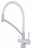 Смеситель для кухни Paulmark Siegen  Si213111-431TW  Белый матовый полностью 431TW/WH si213111-431tw - фото 271186