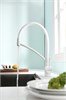 Смеситель для кухни Paulmark Siegen  Si213111-431TW  Белый матовый полностью 431TW/WH si213111-431tw - фото 271189