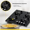 Газовая варочная поверхность Simfer H60N40B570 simfer h60n40b570 газовая поверхность - фото 271219