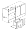 Встраиваемая микроволновая печь Haier HMX-BTG207W td0048653ru - фото 272945