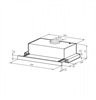 Встраиваемая вытяжка Lex Honver G 2M 600 Black trhi000010 - фото 273570