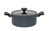 Кастрюля MAUNFELD Frida MCS29FA02DG, 2.9л, с крышкой,  черный ка-00020967 - фото 277263