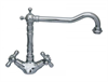 Смеситель для кухни Italmix NOVECENTO NICKEL 0910 никель ут000002161 - фото 278430
