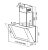 Каминная вытяжка Maunfeld Wind Push 50 белый ут000010859 - фото 279719
