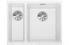 Blanco Subline 340/160-U, мойка, гранит, белый (чаша справа) 523562