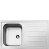 Smeg LLR861-2 мойка, нержавеющая сталь, 868х510 мм, нержавеющая сталь матовая 8017709220990