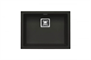 ALVEUS Мойка для кухни ALVEUS QUADRIX 50 GRANITAL+ DEEP BLACK-G90 560X460X200 с сифоном 1133398 1149138