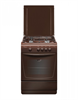 Газовая плита GEFEST ПГ 1200-С7 К39,  газовая духовка,  металлическая крышка,  сталь, коричневый 1479868