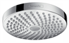 Верхний душ Hansgrohe Croma Select S 180 2 jet 26522000, 18х18 см, 2 типа струи, без держателя, цвет хром 26522000