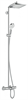 Душевая система Hansgrohe Crometta E 240 1jet Showerpipe 27298000 с термостатом, хром 27298000
