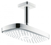 Верхний душ Hansgrohe Raindance Select E 300 2jet с потолочным подсоединением 27384400, белый/хром 27384400