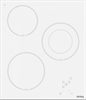 Встраиваемая электрическая варочная панель Korting HK 42031 BW 00000001259