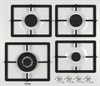 Встраиваемая газовая варочная панель Korting HG 697 CTW 00000007685