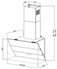 Каминная вытяжка Kuppersberg F 605 B 00006356