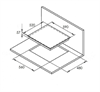 Встраиваемая индукционная варочная панель Kuppersberg ICS 622 R 00006434